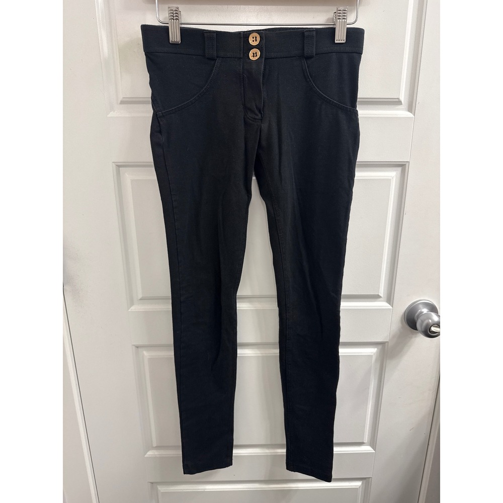 Freddy WR.UP Low Waist Skinny Pants Black Shaping Stretch Trousers Women Small